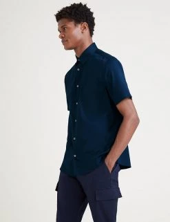 Autograph Casual Shirts Slim Fit Cotton Tencel Shirt 8 Autograph Casual Shirts Slim Fit Cotton Tencel Shirt -New In Mens Store SD 03 T25 4520M F0 X EC 2