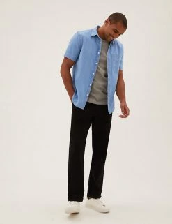 M&S Collection Casual Shirts Denim Shirt -New In Mens Store SD 03 T25 5100M E1 X EC 1