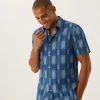 M&S Collection Casual Shirts Pure Cotton Ikat Shirt
