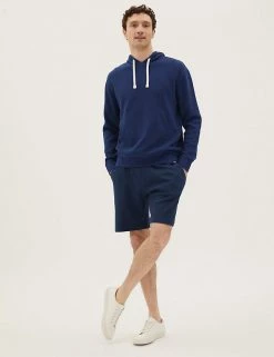 M&S Collection Men's Hoodies & Sweatshirts Pure Cotton Textured Hoodie 21 M&S Collection Men's Hoodies & Sweatshirts Pure Cotton Textured Hoodie -New In Mens Store SD 03 T28 1197M QP X EC 1