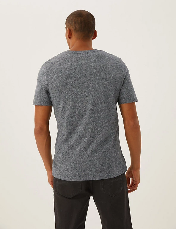 M&S Collection Men's T-shirts Pure Cotton Whiskey Sour Graphic T-Shirt 4 M&S Collection Men's T-shirts Pure Cotton Whiskey Sour Graphic T-Shirt - Image 4