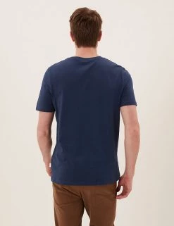 M&S Collection Men's T-shirts Pure Cotton IPA Graphic T-Shirt -New In Mens Store SD 03 T28 1983M F3 X EC 2