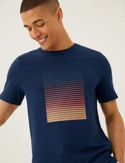 M&S Collection Men's Polo Shirts Pure Cotton Crew Neck T-Shirt 9 M&S Collection Men's Polo Shirts Pure Cotton Crew Neck T-Shirt -New In Mens Store SD 03 T28 1997M F3 X EC 3