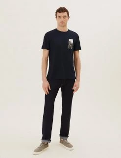 M&S Collection Tops, T-Shirts & Polos Pure Cotton Tokyo Print T-Shirt