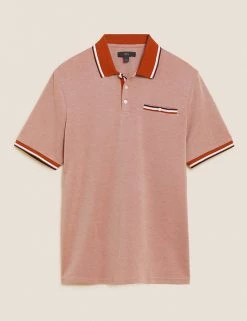 M&S Collection Men's Polo Shirts Modal Rich Soft Touch Polo Shirt -New In Mens Store SD 03 T28 3312M P8 X EC 90