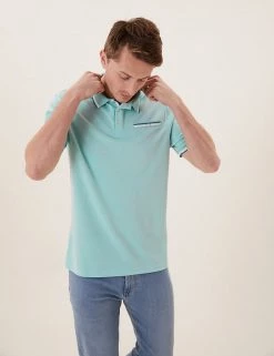 M&S Collection Men's Polo Shirts Modal Rich Soft Touch Polo Shirt -New In Mens Store SD 03 T28 3312M ST X EC 1