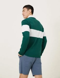 M&S Collection Men's Rugby Shirts Pure Cotton Long Sleeve Rugby Shirt -New In Mens Store SD 03 T28 5662M J3 X EC 2