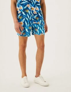 M&S Collection Men's Swimwear Quick Dry Tropical Swim Shorts -New In Mens Store SD 03 T28 7912M E4 X EC 1