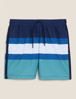 M&S Collection Men's Swimwear Quick Dry Colour Block Swim Shorts 6 M&S Collection Men's Swimwear Quick Dry Colour Block Swim Shorts -New In Mens Store SD 03 T28 7961M E4 X EC 90
