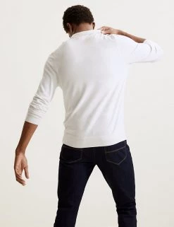 Autograph Men's Knitted Polo Shirts Striped Zip Neck Knitted Polo Shirt -New In Mens Store SD 03 T30 1063A NB X EC 4