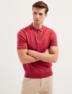 Autograph Men's Knitted Polo Shirts Silk Cotton Knitted Polo Shirt -New In Mens Store SD 03 T30 1064A A5 X EC 0
