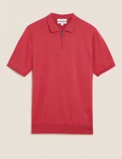 Autograph Men's Knitted Polo Shirts Silk Cotton Knitted Polo Shirt -New In Mens Store SD 03 T30 1064A A5 X EC 90