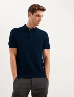 Autograph Men's Knitted Polo Shirts Cotton Rich Textured Knitted Polo 19 Autograph Men's Knitted Polo Shirts Cotton Rich Textured Knitted Polo -New In Mens Store SD 03 T30 1066A F0 X EC 3