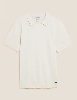 Autograph Men's Knitted Polo Shirts Cotton Rich Short Sleeve Knitted Polo Shirt -New In Mens Store SD 03 T30 1068A NZ X EC 90