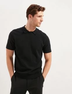 Autograph Men's Knitted Polo Shirts Cotton Rich Short Sleeve Knitted Polo Shirt -New In Mens Store SD 03 T30 1068A Y0 X EC 0