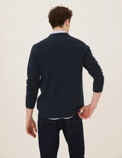 M&S Collection Men's Knitwear Lambswool Knitted Cardigan -New In Mens Store SD 03 T30 2063M F0 X EC 2