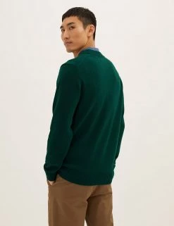 M&S Collection Men's Knitwear Lambswool Knitted Cardigan -New In Mens Store SD 03 T30 2063M J0 X EC 2