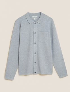 M&S Collection Men's Knitted Polo Shirts Cotton Blend Knitted Polo Shirt 10 M&S Collection Men's Knitted Polo Shirts Cotton Blend Knitted Polo Shirt -New In Mens Store SD 03 T30 2064M T0 X EC 90