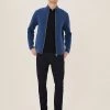 M&S Collection Men's Cardigans Cotton Blend Ribbed Zip Up Knitted Jacket