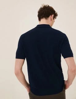 M&S Collection Men's Knitted Polo Shirts Pure Extra Fine Merino Wool Polo Shirt 25 M&S Collection Men's Knitted Polo Shirts Pure Extra Fine Merino Wool Polo Shirt -New In Mens Store SD 03 T30 3001M F0 X EC 3