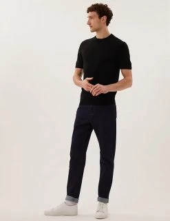 M&S Collection Men's T-shirts Pure Extra Fine Merino Wool Knitted T-Shirt 24 M&S Collection Men's T-shirts Pure Extra Fine Merino Wool Knitted T-Shirt -New In Mens Store SD 03 T30 3030M Y0 X EC 1