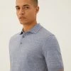 M&S Collection Men's Knitted Polo Shirts Cotton Rich Short Sleeve Knitted Polo Shirt