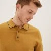 M&S Collection Men's Knitted Polo Shirts Cotton Rich Tipped Knitted Polo Shirt