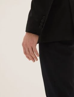 M&S Collection Men's Coats & Jackets Velvet Peak Lapel Jacket -New In Mens Store SD 03 T70 3030F Y0 X EC 3