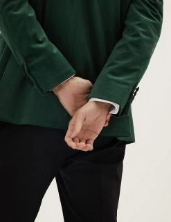 M&S Collection Men's Blazers Velvet Shawl Lapel Blazer 15 M&S Collection Men's Blazers Velvet Shawl Lapel Blazer -New In Mens Store SD 03 T70 3031F KF X EC 1