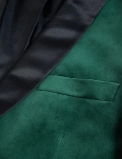 M&S Collection Men's Blazers Velvet Shawl Lapel Blazer 18 M&S Collection Men's Blazers Velvet Shawl Lapel Blazer -New In Mens Store SD 03 T70 3031F KF X EC 6