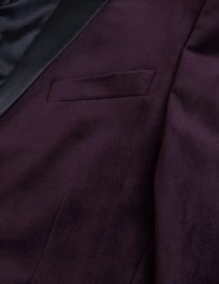 M&S Collection Men's Blazers Velvet Shawl Lapel Blazer 25 M&S Collection Men's Blazers Velvet Shawl Lapel Blazer -New In Mens Store SD 03 T70 3031F XM X EC 5