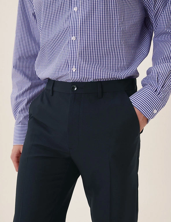 M&S Collection Men Big & Tall Regular Fit Flat Front Trousers 18 M&S Collection Men Big & Tall Regular Fit Flat Front Trousers - Image 18