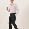 M&S Collection Men Big & Tall Regular Fit Flat Front Trousers