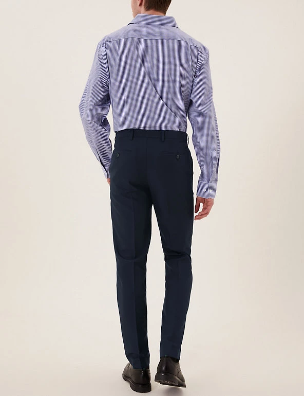 M&S Collection Smart Trousers Regular Fit Trousers 3 M&S Collection Smart Trousers Regular Fit Trousers - Image 3