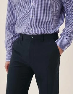 M&S Collection Smart Trousers Regular Fit Trousers 25 M&S Collection Smart Trousers Regular Fit Trousers -New In Mens Store SD 03 T70 3410Y F0 X EC 3