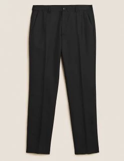 M&S Collection Smart Trousers Regular Fit Trousers 35 M&S Collection Smart Trousers Regular Fit Trousers -New In Mens Store SD 03 T70 3410Y Y0 X EC 9