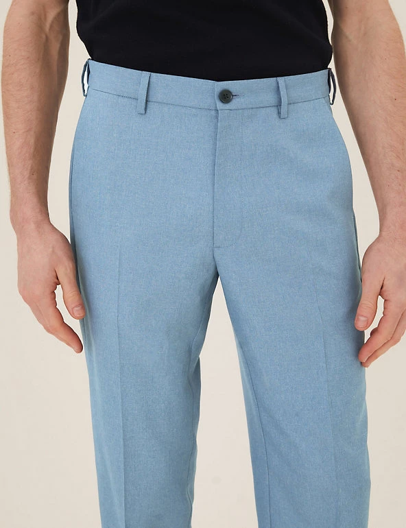 M&S Collection Smart Trousers Regular Fit Flat Front Trousers 11 M&S Collection Smart Trousers Regular Fit Flat Front Trousers - Image 11
