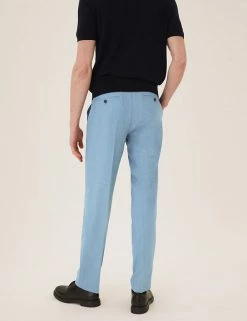 M&S Collection Smart Trousers Regular Fit Flat Front Trousers 34 M&S Collection Smart Trousers Regular Fit Flat Front Trousers -New In Mens Store SD 03 T70 3417Y E0 X EC 3