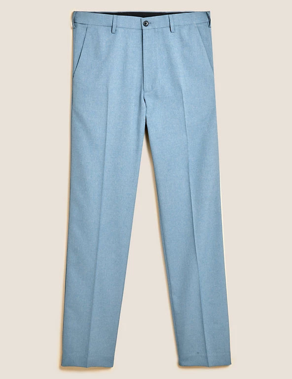 M&S Collection Smart Trousers Regular Fit Flat Front Trousers 15 M&S Collection Smart Trousers Regular Fit Flat Front Trousers - Image 15