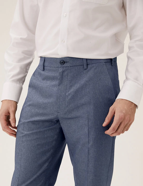 M&S Collection Smart Trousers Regular Fit Flat Front Trousers 19 M&S Collection Smart Trousers Regular Fit Flat Front Trousers - Image 19