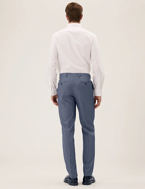 M&S Collection Smart Trousers Regular Fit Flat Front Trousers 20 M&S Collection Smart Trousers Regular Fit Flat Front Trousers - Image 20