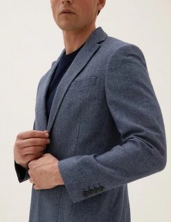 M&S Collection Men's Coats & Jackets Big & Tall Cotton Textured Rich Jacket 10 M&S Collection Men's Coats & Jackets Big & Tall Cotton Textured Rich Jacket -New In Mens Store SD 03 T70 3826X E4 X EC 2