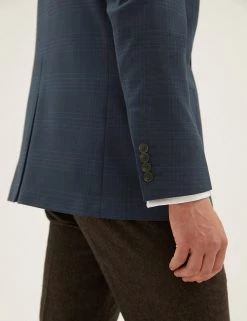 M&S Collection Men's Coats & Jackets Tonal Check Stretch Jacket 10 M&S Collection Men's Coats & Jackets Tonal Check Stretch Jacket -New In Mens Store SD 03 T70 3900T E0 X EC 3