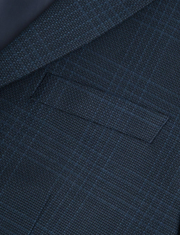 M&S Collection Men's Coats & Jackets Tonal Check Stretch Jacket 6 M&S Collection Men's Coats & Jackets Tonal Check Stretch Jacket - Image 6