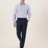 M&S Collection Smart Trousers Regular Fit Check Trousers