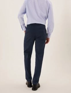 M&S Collection Smart Trousers Regular Fit Check Trousers 11 M&S Collection Smart Trousers Regular Fit Check Trousers -New In Mens Store SD 03 T70 4263Y F0 X EC 3