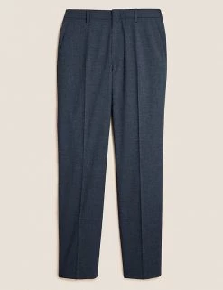 M&S Collection Smart Trousers Big & Tall Regular Fit Textured Trousers 11 M&S Collection Smart Trousers Big & Tall Regular Fit Textured Trousers -New In Mens Store SD 03 T70 4280X F0 X EC 9