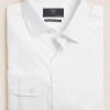 M&S Collection Personalised Gifts For Him Personalised Men's Slim Fit Cotton Shirt