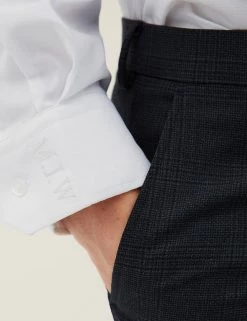 M&S Collection Personalised Gifts For Him Personalised Men's Slim Fit Cotton Shirt 8 M&S Collection Personalised Gifts For Him Personalised Men's Slim Fit Cotton Shirt -New In Mens Store SD 08 T04 9855P Z0 X EC 90