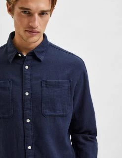 SELECTED HOMME Casual Shirts Cotton Rich Shirt 9 SELECTED HOMME Casual Shirts Cotton Rich Shirt -New In Mens Store SD 10 T18 1015 F0 X EC 3